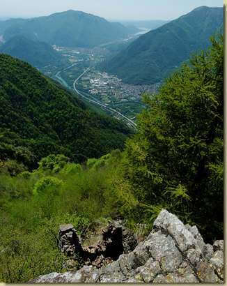 panorama dall'Alpe Saut&igrave;