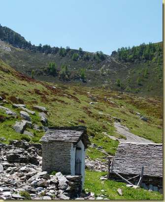 vista verso la Bocchetta sulla via per il Pizzo delle Pecore