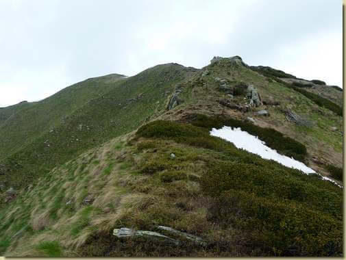 salendo verso il Monte di Grassino...