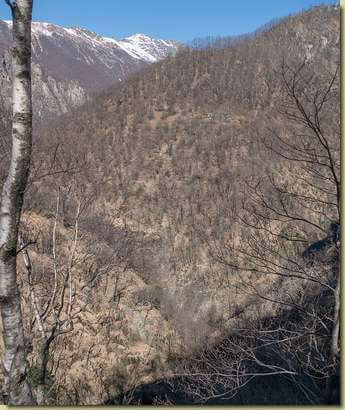 il versante di Teggia...