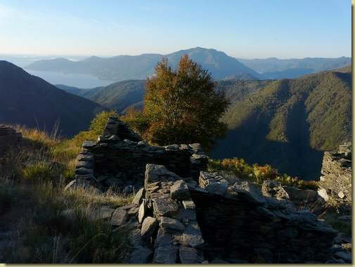 panorama dall'Alpe Pra