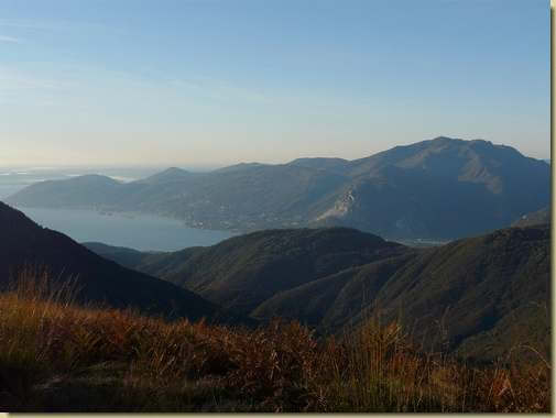 panorama verso il Lago Maggiore e il Mottarone 