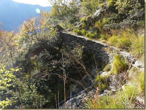 sul sentiero verso l'Alpe la Gana...
