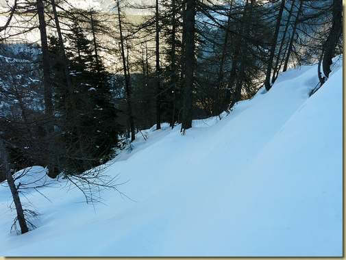 scendendo verso Brenciolino... 