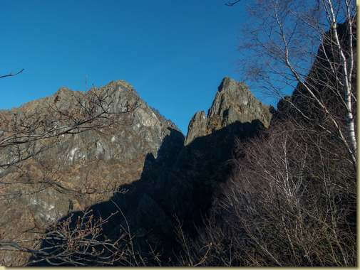 Pizzo delle Tre Croci e Torrione di Bettola...