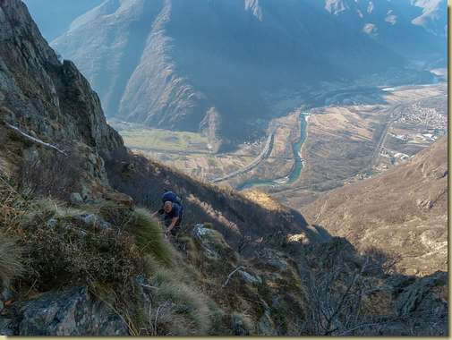 salita panoramica...