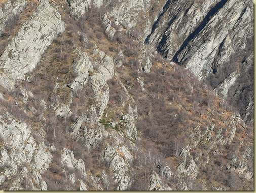 La Balma vista dai dintorni di Pra d'Gat