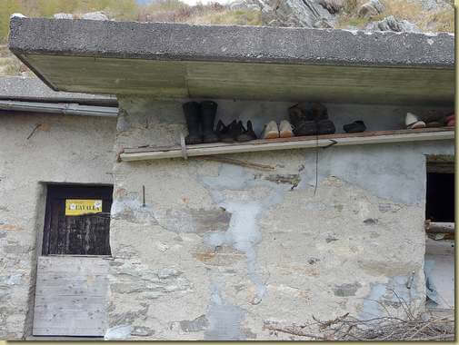  la "scarpiera" dell'Alpe Cavalla...