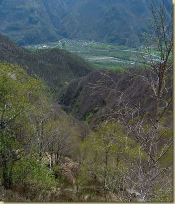 la Valle del Rio Dresio...