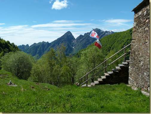 panorama dall'Alpe Vald di sopra...