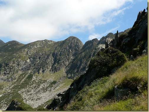 la cresta che dalla Marona va al Monte Zeda