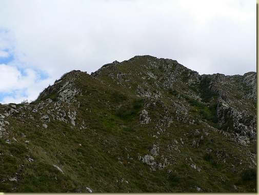 Pizzo dei Diosi - versante ovest 