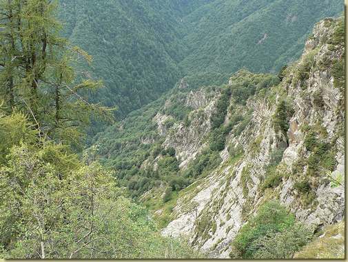 la cresta ovest del Pizzo dei Diosi 