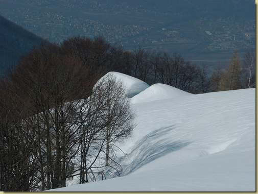 Domodossola sullo sfondo...