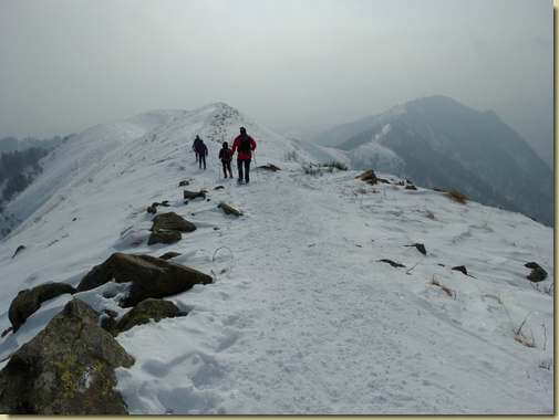 sulla dorsale verso la Colma di Cossogno