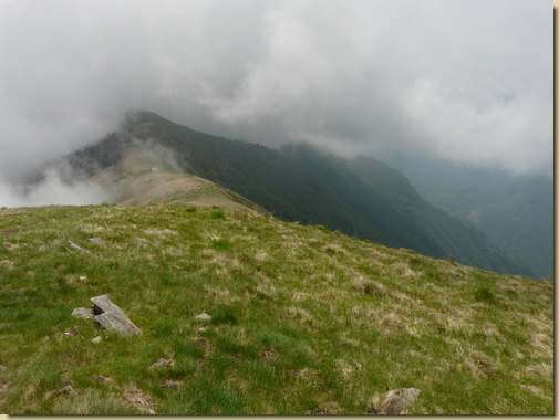 la dorsale del Pian Cavallone  