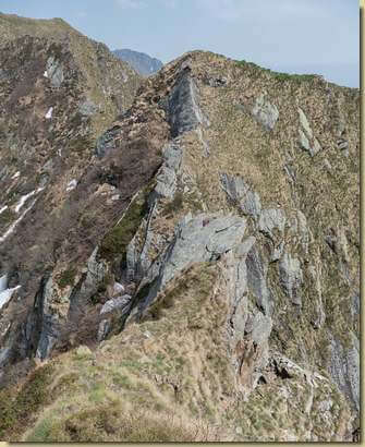 la cima est del Pizzo di Cortetto...
