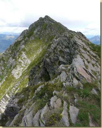 sulla cresta tra il Ragno e il Nona 