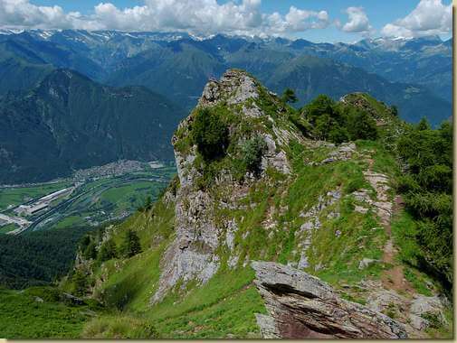 la quota 1855 m.