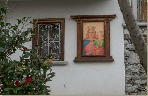 dipinto di Casa Panichetti in località Sàca...