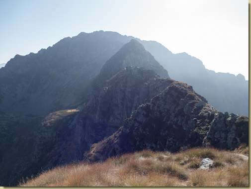 la cresta verso la quota 2065 m.