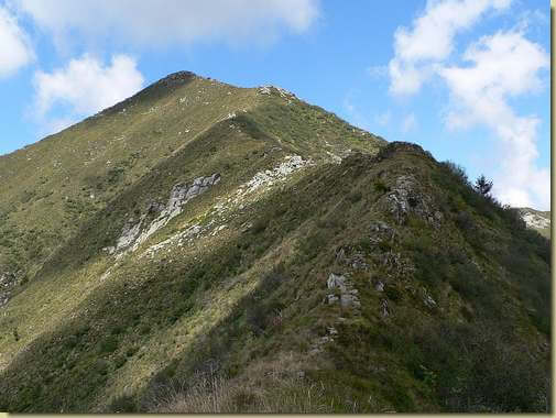 salendo verso il Pizzo Desen