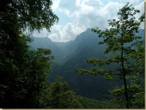 vista verso la Valle di Campo...
