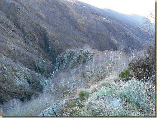 al centro la dorsale salita... 