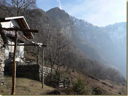 all'Alpe Aurinasca - sullo sfondo la zona dell'Alpe Taccarello 