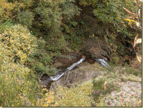scendendo verso il torrente...