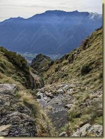 ritorno al canale tra la Tracioria e l'Alpe Saler...