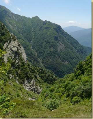 vista verso la cresta ovest del Moncucco