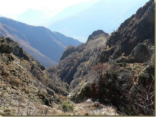 salendo a Saler, vista verso La Colla 