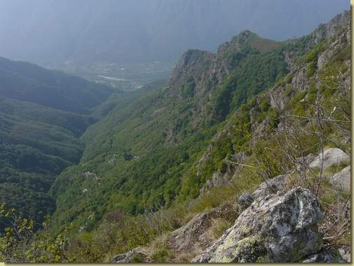 vista verso La Piana e La Colla