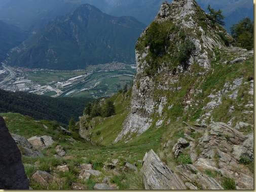 uno sguardo verso la piana Ossolana... 