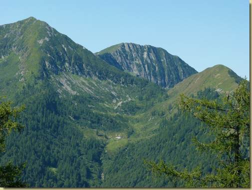 la conca dell'Alpe Cavalla...