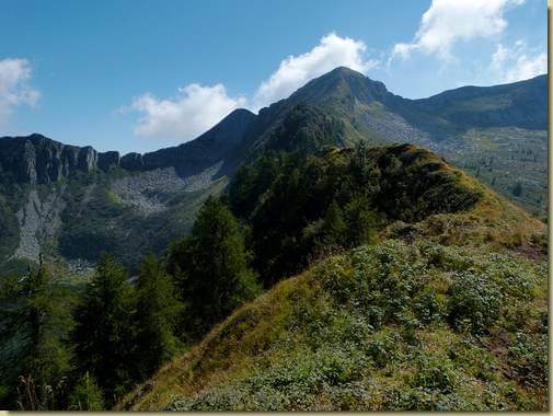 verso la Testa del Parise...