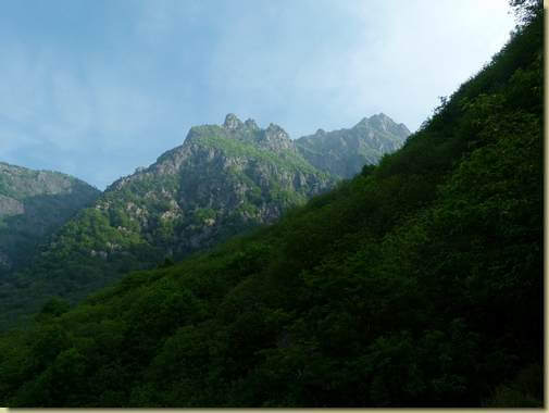 vista verso il Pizzo delle tre Croci