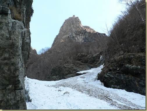 la cima quota 1505 m.