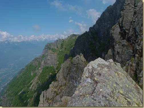 vista verso i prati di Saut&igrave;...
