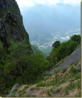 vista dalla Bocchetta del Tranquillo...