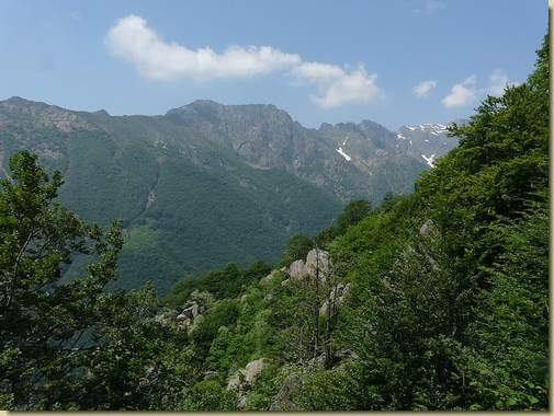 vista verso la Cima Sasso 