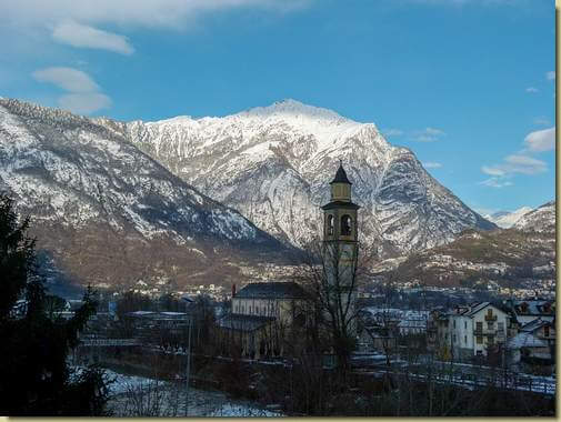 vista verso il Pizzo Albiona...