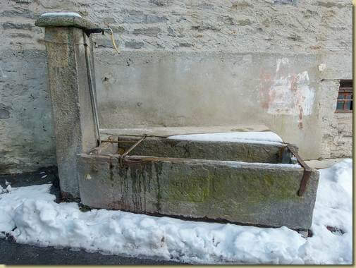 tipica fontana di Trontano...