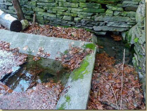 l'ingresso dell'acqua...