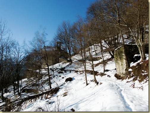 verso l'Oratorio di Santa Elisabetta...