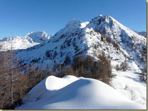 la cresta verso la Punta i Pisoni 