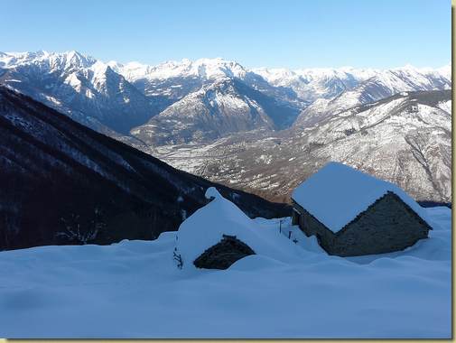 panorama dall'Alpe Pieso 