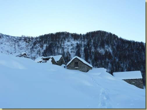 Pieso e la dorsale dell'Alpe Nava 