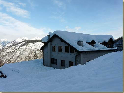 il rifugio di Parpinasca 